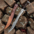 Hand Forged Damascus Steel Spartan Sword Replica | 28" Historical Collectible