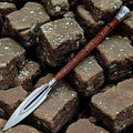 Hand Forged Viking Spear | 30 Inch Norse Spear Replica | Rosewood Handle | Sword
