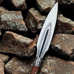 Handmade 5160 Carbon Steel Viking Spear – craftsmanship close-up