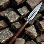 Handmade 5160 Carbon Steel Viking Spear – blade or head profile