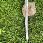 Handmade Carbon Steel Medieval Sword with Sheath – craftsmanship close-up