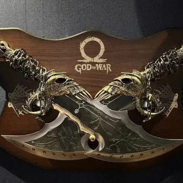 GOD OF WAR KRATOS BLADES | BLADES OF CHAOS | KRATOS TWIN BLADES | TITANIUM CHAIN