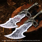 God of War Blades of Chaos Replica Set with Chains – alternate angle