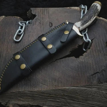 Brad Pitt Movie Bullet Train The Wolf's Replica Knife, Bowie Knife Sheath Gift