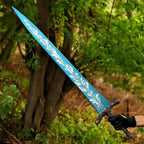 Elden Ring Dark Moon Greatsword Replica with Stand – full product view