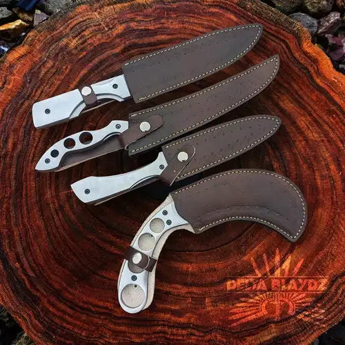 Dexter Morgan Knife Set Stainless Steel Movie Replica Knives Handmade Movie Prop