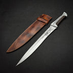Dune Crysknife Replica – D2 Steel & Leather Sheath – full product view