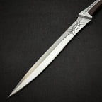 Dune Crysknife Replica – D2 Steel & Leather Sheath – material and finish detail