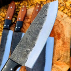 Six culinary blade profiles for chopping and slicing