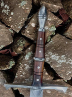 Handmade 5160 Carbon Steel Medieval Longsword – blade or head profile