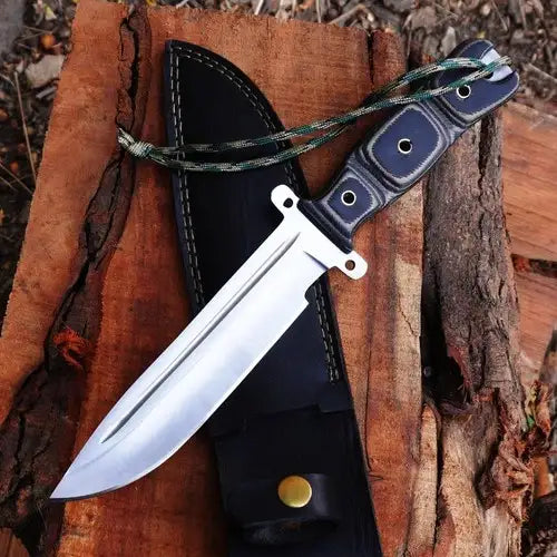 Handmade Daryl Dixon Knife: The Walking Dead Carbon Steel Replica Camping Knife