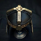Gimli Dwarven Helmet Replica – Steel Fantasy Collectible – alternate angle
