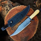 Juan Padillo Bowie Knife Replica – 5160 Steel – alternate angle