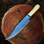 Juan Padillo Bowie Knife Replica – 5160 Steel – handle or hilt detail