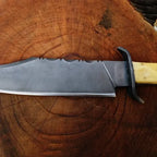Juan Padillo Bowie Knife Replica – 5160 Steel – material and finish detail