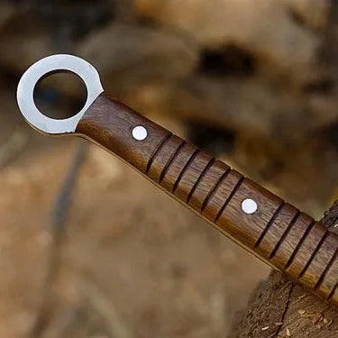 Handmade Medieval Replica Spear | Carbon Steel LARP Spear | Rose Wood Handle