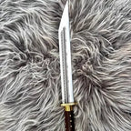 Handmade 1075 Carbon Steel Merovingian Seax – blade or head profile