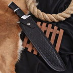 Predator Movie Bowie Knife Replica – 5160 Steel – collector display view