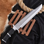 Predator Movie Bowie Knife Replica – 5160 Steel – alternate angle