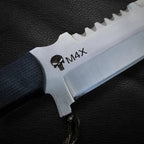 Punisher M4X D2 Bowie Knife Replica – Micarta Handle – material and finish detail