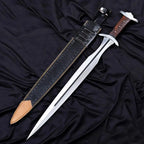 Handmade 9260 Steel Achilles-Inspired Sword – full product view