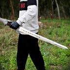 Handmade High-Carbon Viking Warrior Sword – included sheath or scabbard view