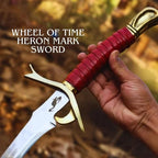 Wheel of Time Heron Mark Sword Replica with Scabbard – full product view