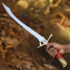 Wheel of Time Heron Mark Sword Replica with Scabbard – alternate angle
