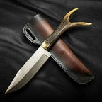 Legends of the Fall D2 Bowie Knife Replica – Antler – full product view