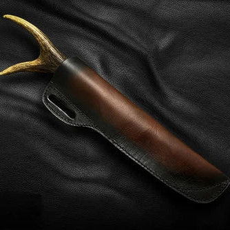 Handmade D2 Steel Bowie Knife: Legend of The Fall Movie Replica with Leather She