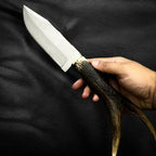 Legends of the Fall D2 Bowie Knife Replica – Antler – handle or hilt detail