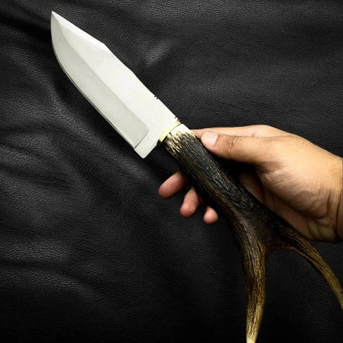 Handmade D2 Steel Bowie Knife: Legend of The Fall Movie Replica with Leather She
