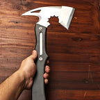 Resident Evil Requiem Leon Kennedy Hatchet Replica – collector display view