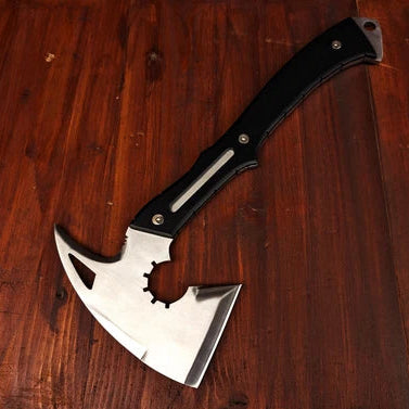 Leon Kennedy Hatchet Replica: RE9 Resident Evil Requiem Full Tang Axe Leather