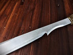 Predator 2 Greyback Machete Replica – Stainless Steel – collector display view