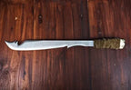 Predator 2 Greyback Machete Replica – Stainless Steel – material and finish detail
