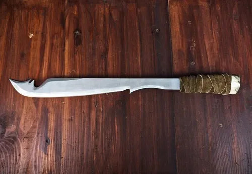 Predator 2 Greyback Elder Sword Replica: Stainless Steel Machete Knife Prop