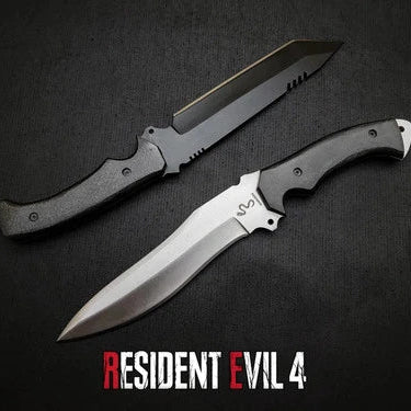 Resident Evil 4 Ada Wong Knife Replica: Tactical & Elite with Leather Sheath