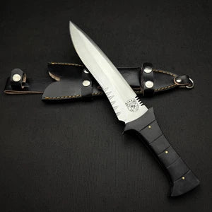 Resident Evil 4 Leon Kennedy Replica Knife Leather Sheath | Full Tang Handmade