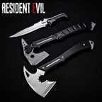 Resident Evil Leon Kennedy Twin Hatchet Replica Set – full product view
