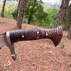 Handmade 5160 Carbon Steel Machete with Sheath – blade or head profile