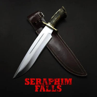 Seraphim Falls Bowie Knife: Muela Magnum Stag 26 Replica with Leather Sheath