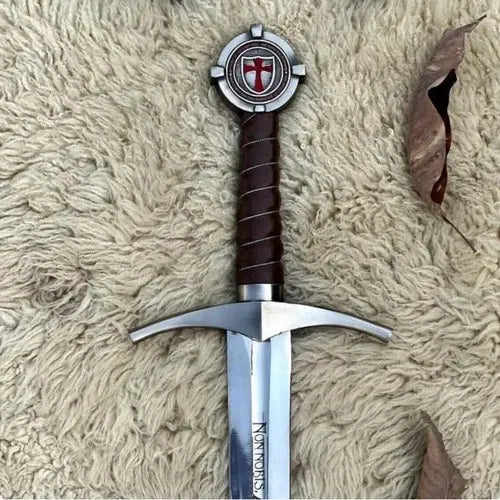 The Accolade Sword of Knights Templar Handmade Collectible Sword Wall Décor Gift