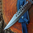 Walking Dead Negan Bowie Knife Replica – Micarta – collector display view