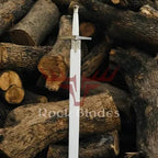 Witcher 3 Geralt Monster-Slayer Damascus Sword – collector display view
