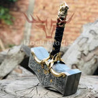 God of War Mjolnir Hammer Replica – Metal Display Piece – material and finish detail